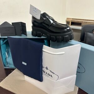 Brand new real Prada loafers never been worn